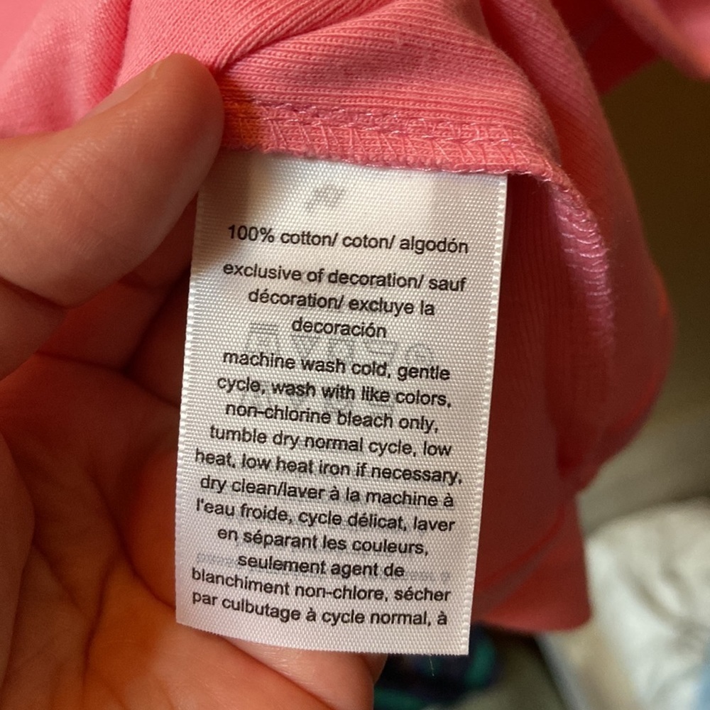 Sz M Tommy Hilfiger Pink Collared Shirt Dress LN! - Picture 6 of 7